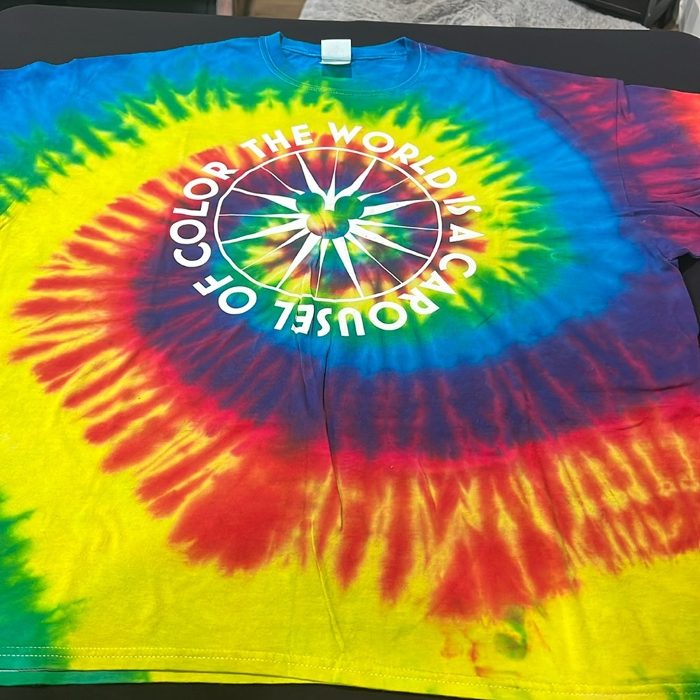 VINTAGE TIE DYE MULTICOLOR DISNEY Y SHIRT